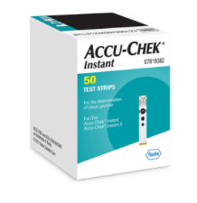 ACCUCHECK INSTANT GLUCOSE STRIPS 50'S