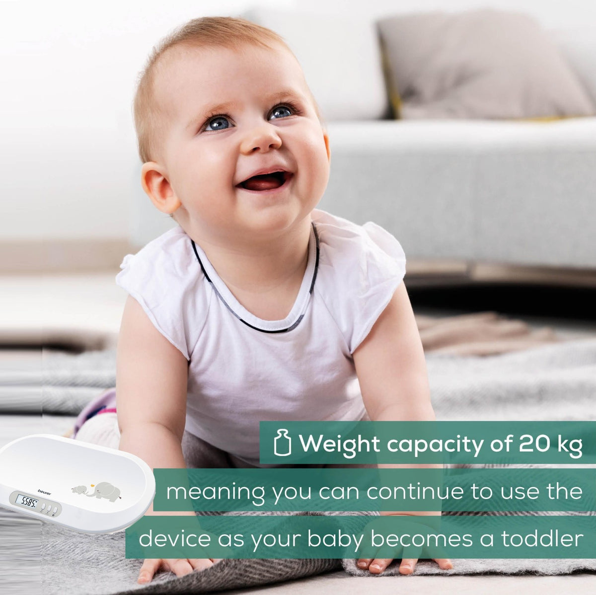 BY90 Beurer Baby Scale Bluetooth