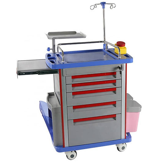 5 DRAWER EMERGENCY TROLLEY