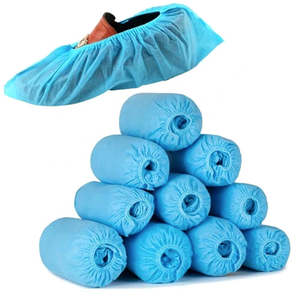 SHOE COVERS NON-WOVEN DISPOSABLES BLUE 100'S