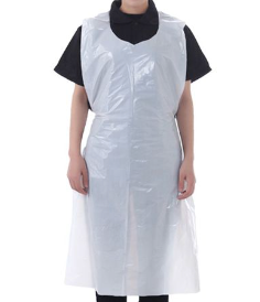 PLASTIC APRONS WHITE DISPOSABLE 100'S