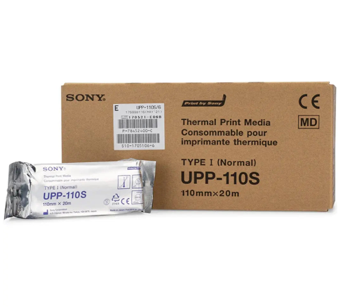 SONY UPP-110S BLACK & WHITE THERMAL PRINT MEDIA PAPER TYPE 1 ROLL 1