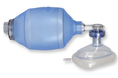 RESUSCITATION BAG - VALVE MASK MANUAL PVC ADULT/PAED