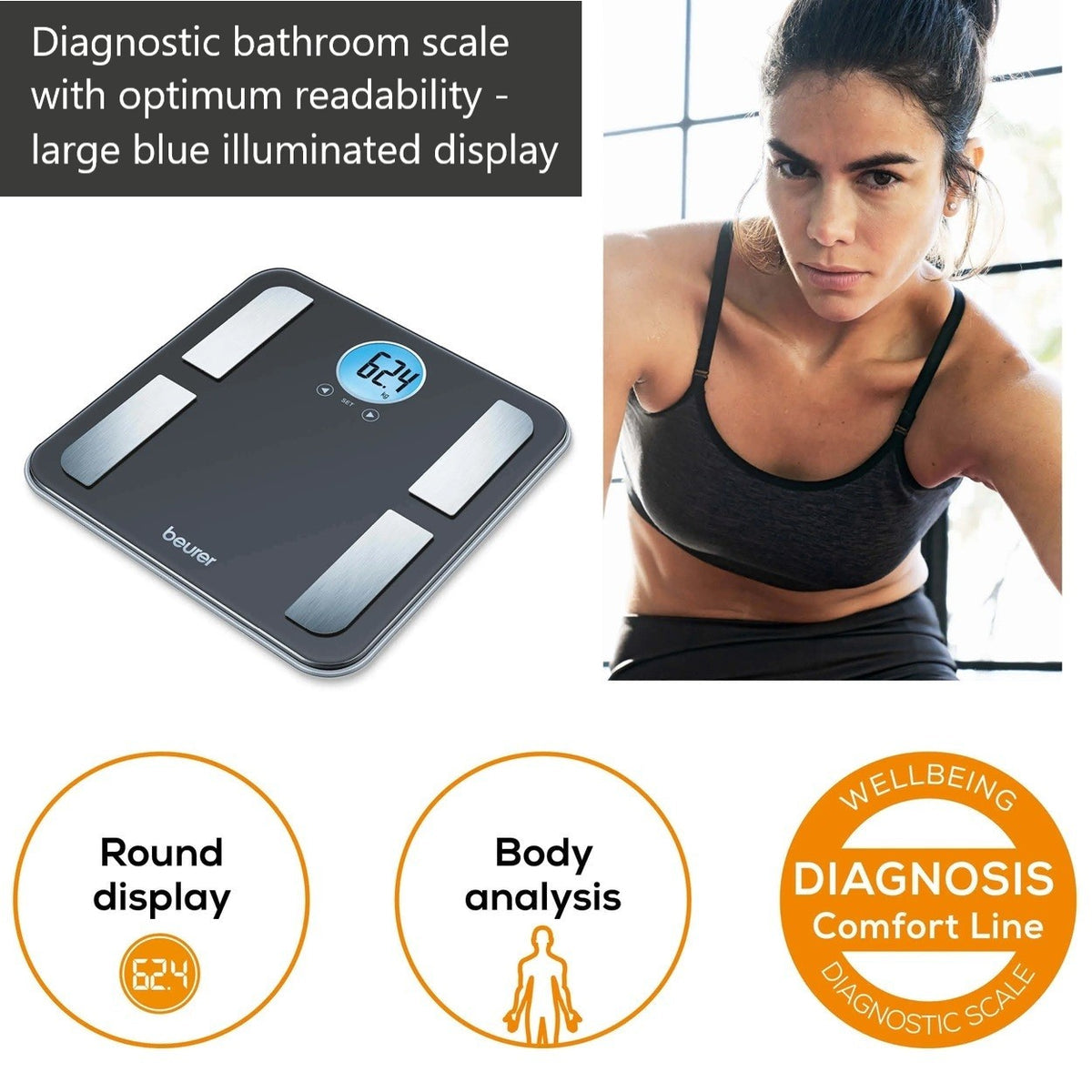 BF195 Beurer Diagnostic Bathroom Scale