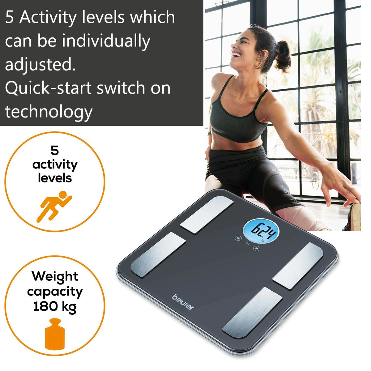 BF195 Beurer Diagnostic Bathroom Scale