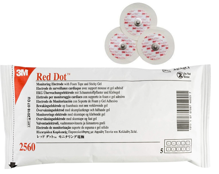 3M RED DOT ECG ELECTRODES 50'S