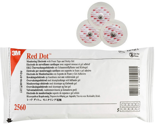 3M RED DOT ECG ELECTRODES 50'S