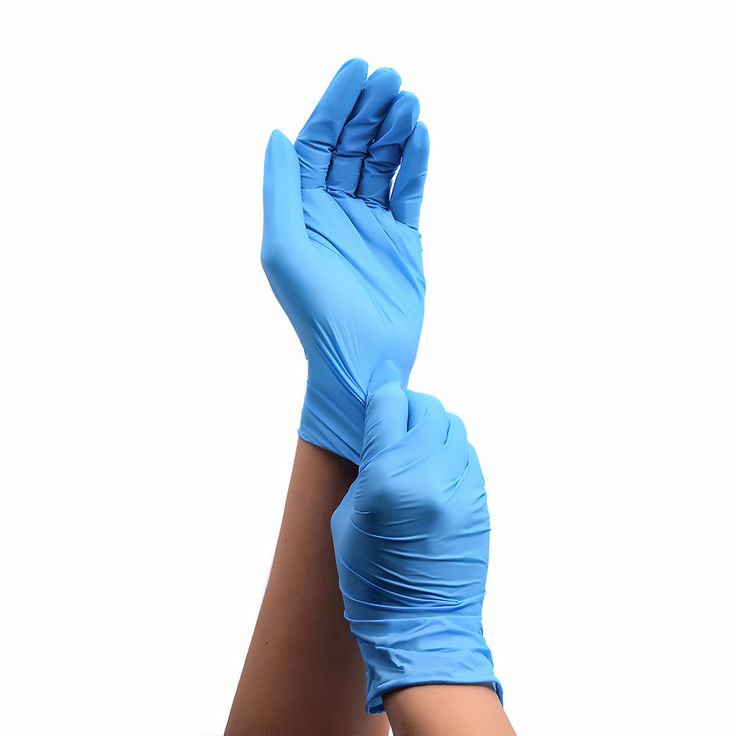 GLOVES - EXAMINATION NITRILE POWDER FREE BLUE ( CASE OF 1000pcs)