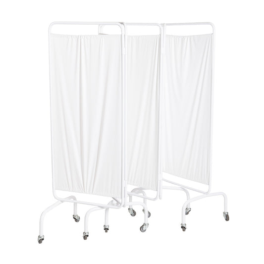BEDSIDE SCREENS WHITE 3 & 4 FOLD