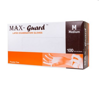 GLOVES - EXAMINATION LATEX POWDER FREE  ( CASE OF 1000pcs)