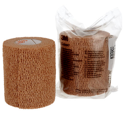 3M COBAN SELF ADHERENT WRAP TAN 1