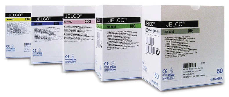 JELCO IV CATHETER BOX OF 50'S