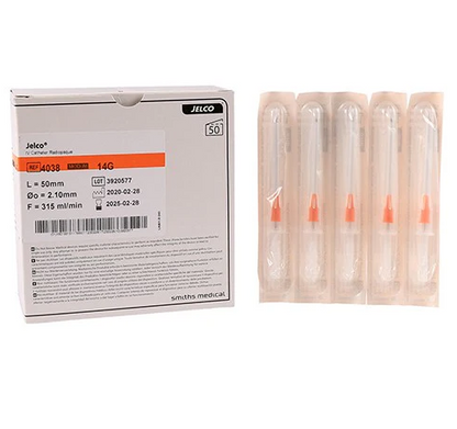 JELCO IV CATHETER BOX OF 50'S